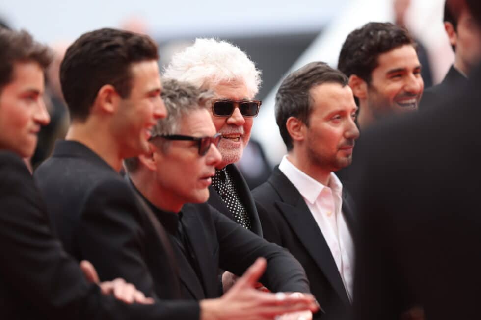 Pedro Almodóvar, en la segunda jornada del festival de Cannes