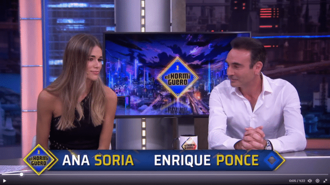 Ana Soria y Enrique Ponce han ido a 'El Hormiguero'