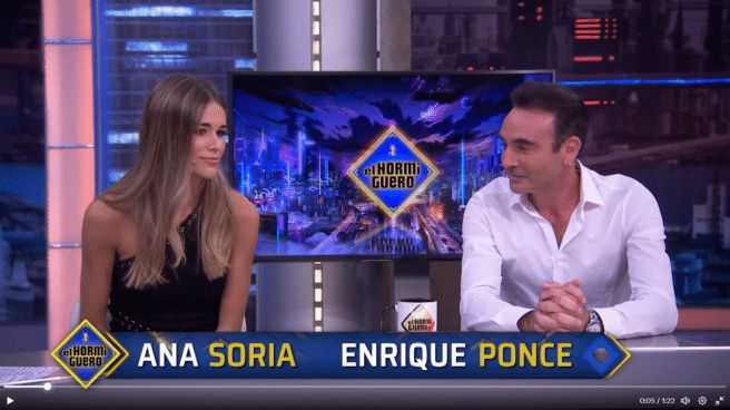 Ana Soria y Enrique Ponce han ido a 'El Hormiguero' Ana Soria y Enrique Ponce han ido a 'El Hormiguero'