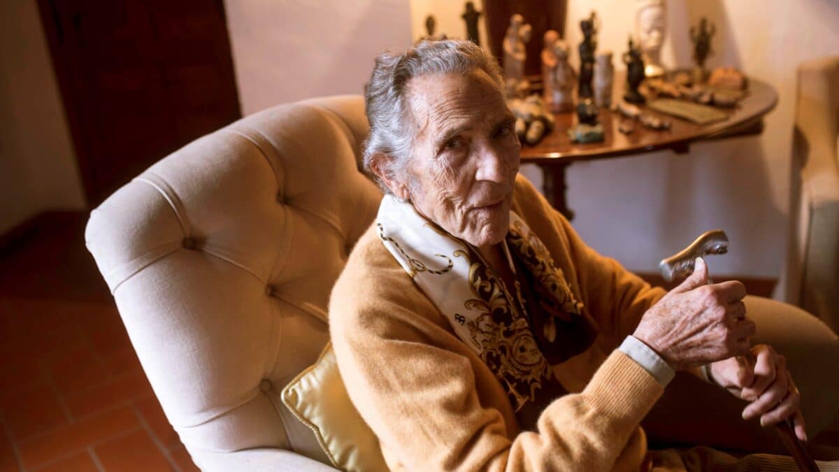Fotografía de archivo (19/02/2018), del poeta y dramaturgo Antonio Gala que ha fallecido este domingo a los 92 años en Córdoba.