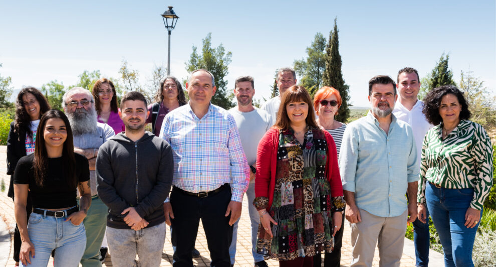 Miembros de Avanza Marinaleda, la candidatura que busca la alternancia en el feudo de Sánchez Gordillo.