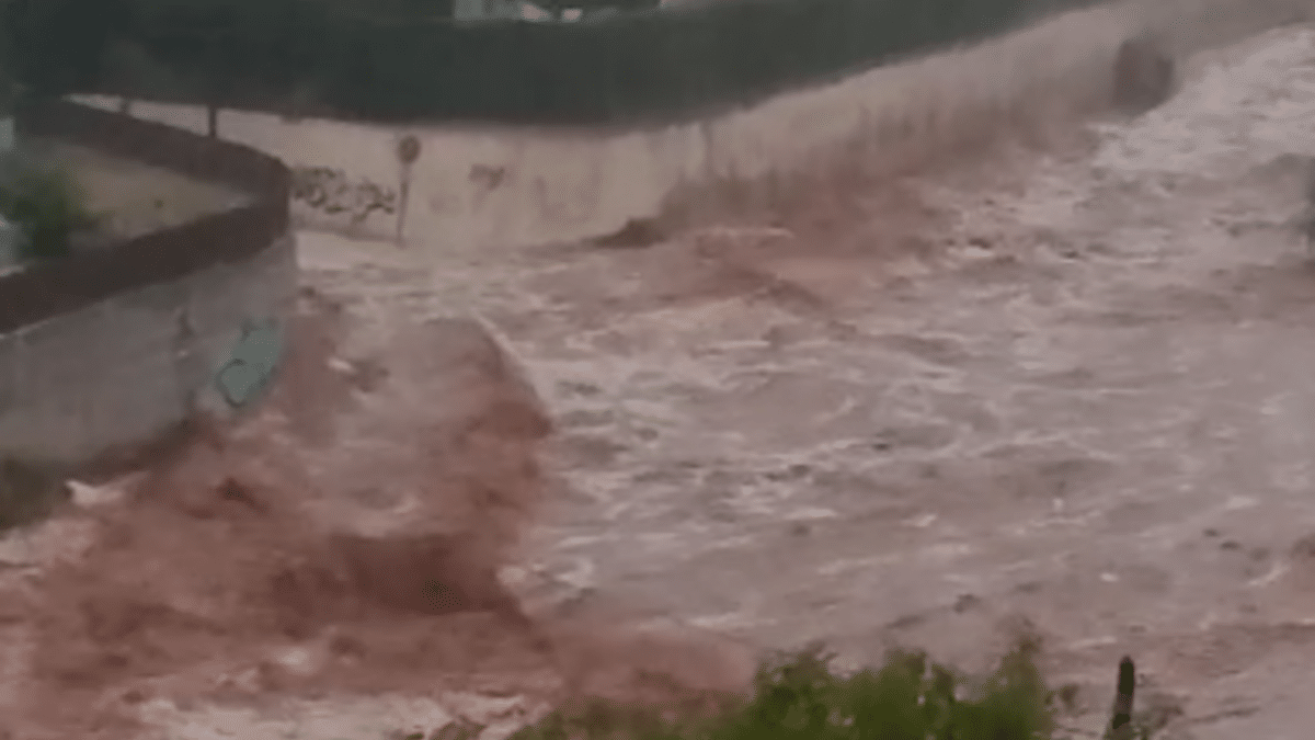 Caen 160 litros de agua en Castellón en apenas cuatro horas