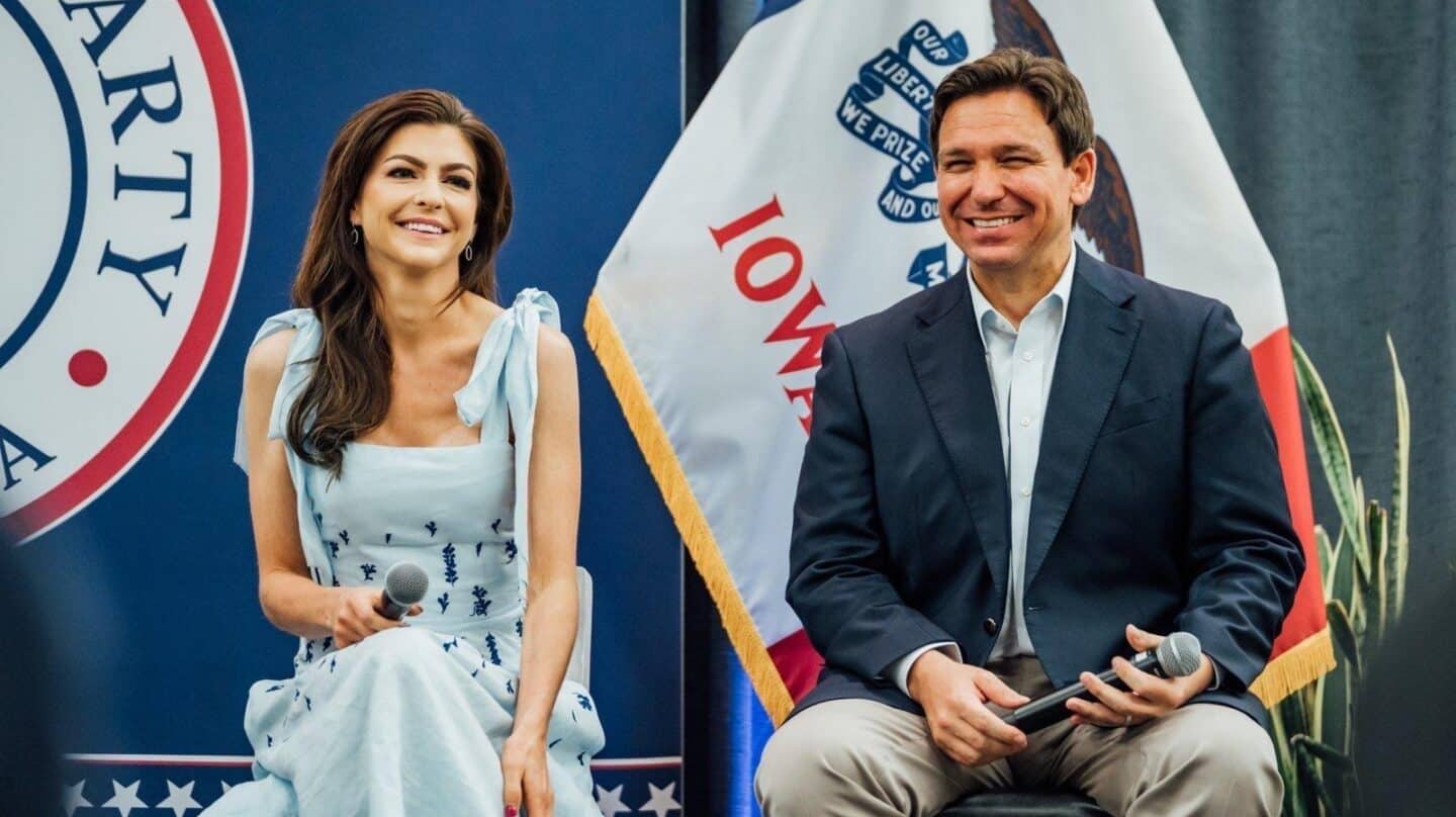 Casey y Ron DeSantis