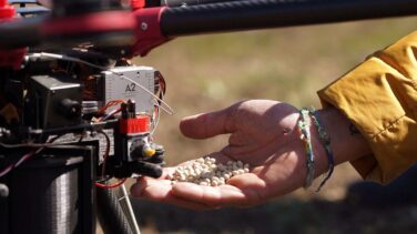 Los drones permiten dispensar hasta 450.000 semillas inteligentes por día para reforestar bosques