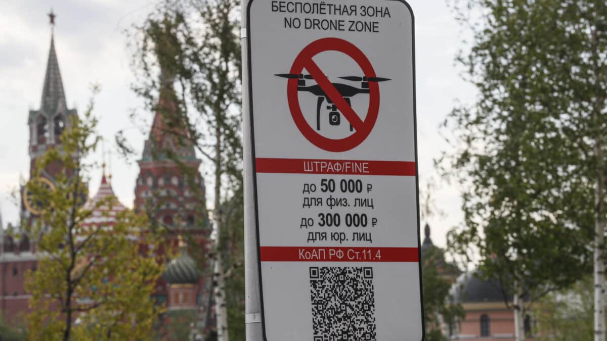 Prohibición de vuelo de drones cerca de la Plaza Roja