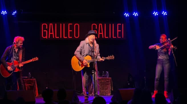 Elliott Murphy durante su concierto en la sala Galileo Galilei.
