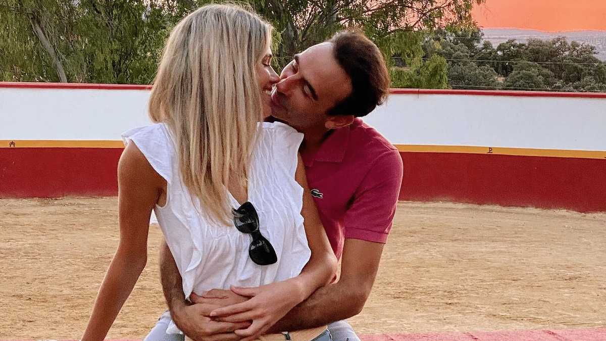 Enrique Ponce y Ana Soria en una de sus primeras fotos juntos