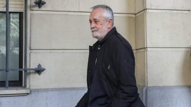 El TC decidirá si se admiten los recursos de Chaves y Griñán a seis días de las elecciones Salida de la Audiencia Provincial del ex-presidente de la Junta de Andalucía, José Antonio Griñan.
