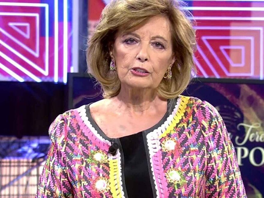 María Teresa Campos en una de sus últimas apariciones televisivas en 2021