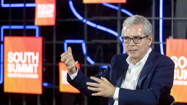 El expresidente de la Ejecutiva de Inditex, Pablo Isla, durante una charla en la primera jornada del South Summit Madrid 2022