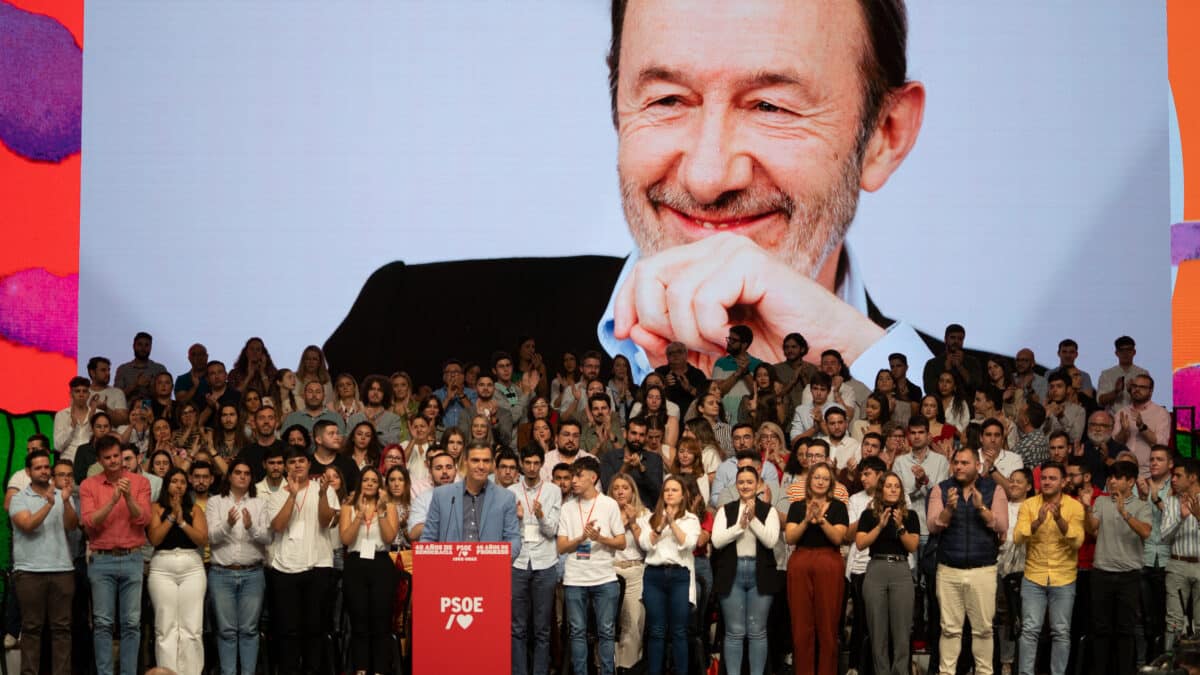 Homenaje del PSOE a Rubalcaba