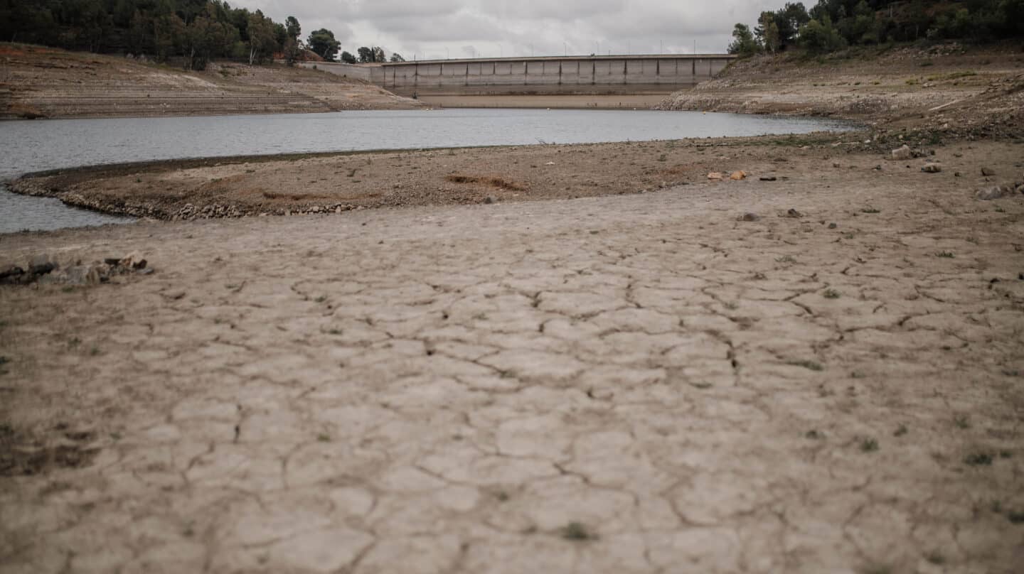 Vista del pantano de Riudecanyes, a 4 de mayo de 2023, en Tarragona, Catalunya (España)