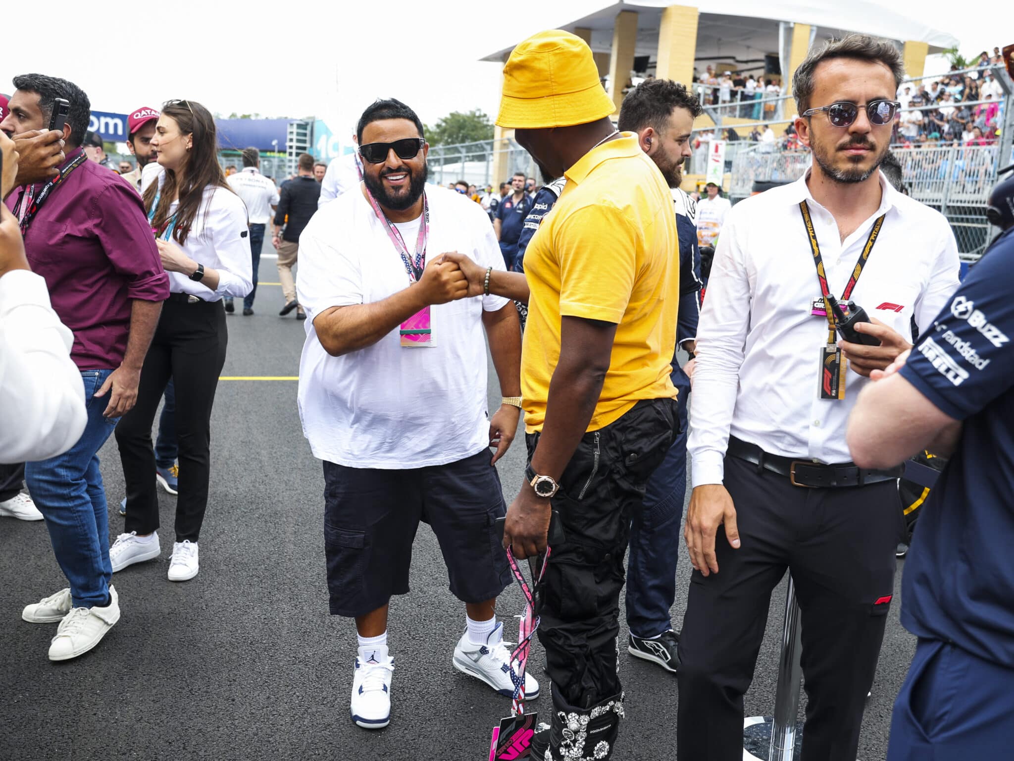 DJ Khaled was also on the F1 list in Miami.