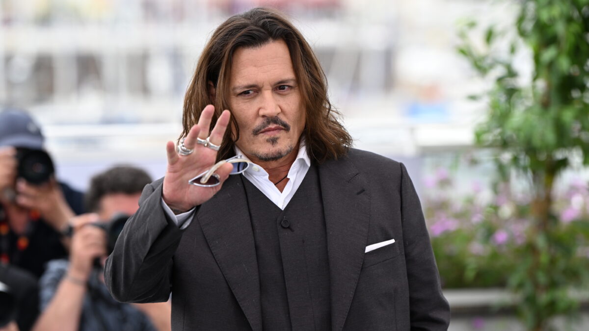 Johnny Depp en su última aparición en Cannes