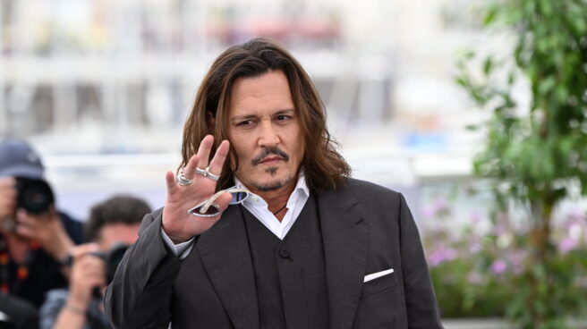 Johnny Depp en su última aparición en Cannes Johnny Depp en su última aparición en Cannes