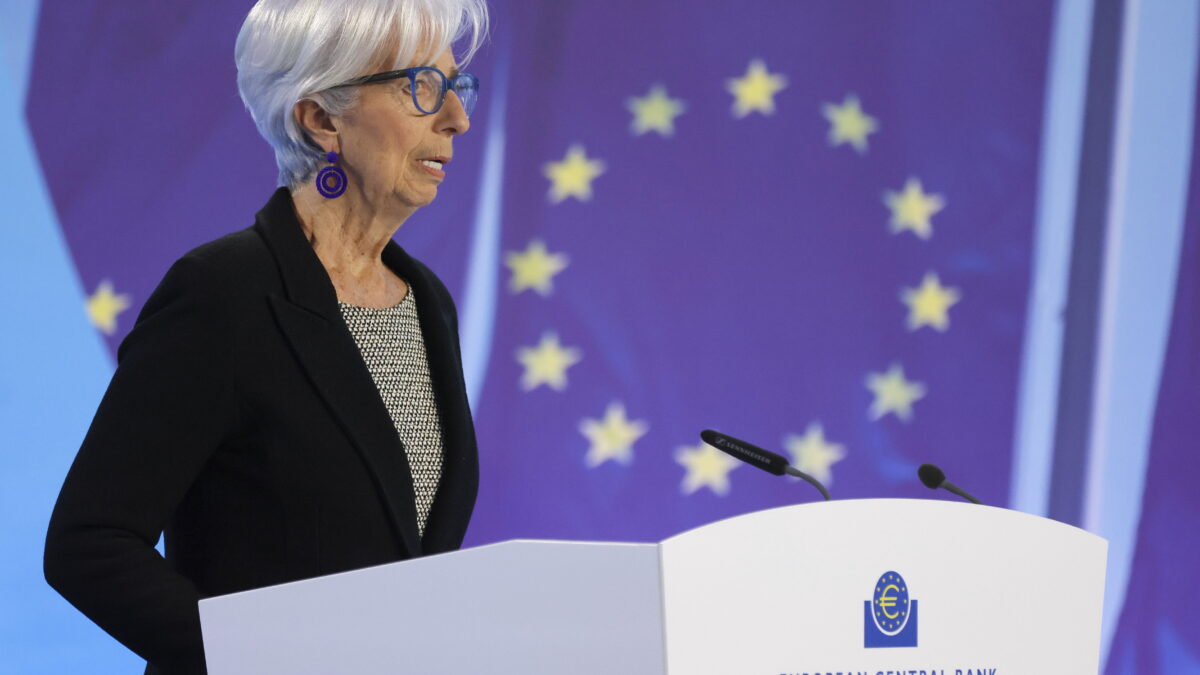 La presidenta del Banco Central Europeo Christine Lagarde