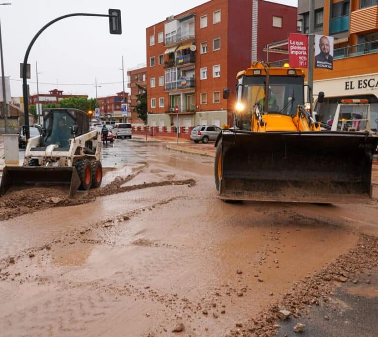 Alerta roja en Cartagena y Mazarrón por fuertes precipitaciones