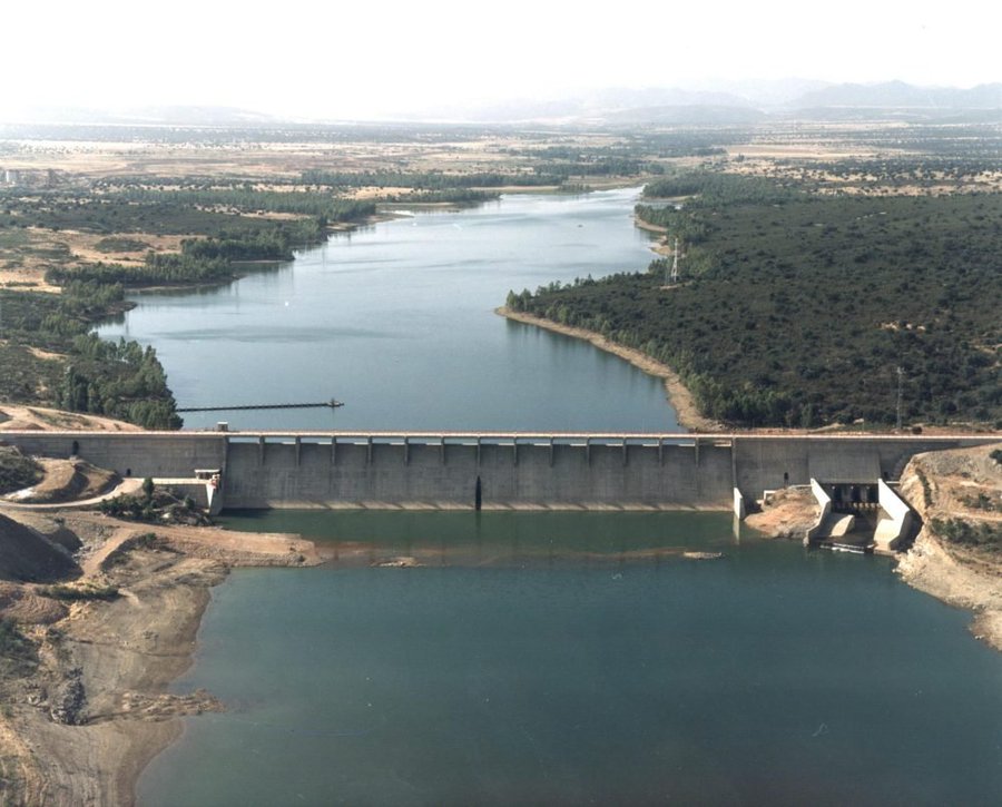 Presa de Valdecaballeros, en la provincia de Badajoz