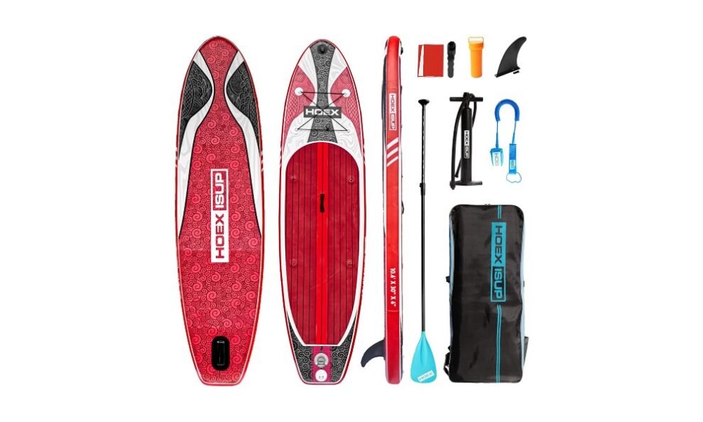 Hoexisup tabla paddle surf de color rojo