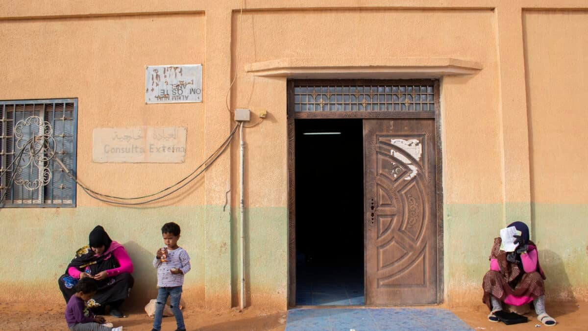 Hospital en Rabuni, la capital administrativa de los campamentos de refugiados saharauis en Tinduf (Argelia).