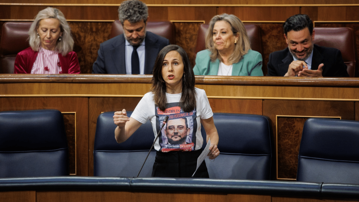 La ministra de Derechos Sociales y Agenda 2023, Ione Belarra, en el Congreso de los Diputados