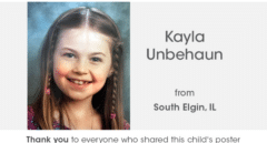 Hallan a Kayla, la niña desaparecida hace 6 años, gracias a un documental Netflix 