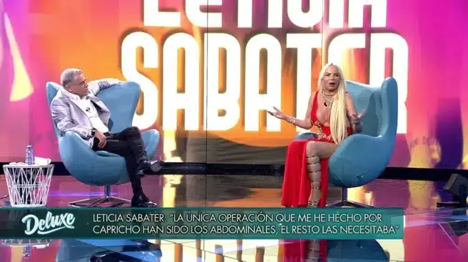 Leticia Sabater y Jorge Javier Vázquez en Sábado Deluxe