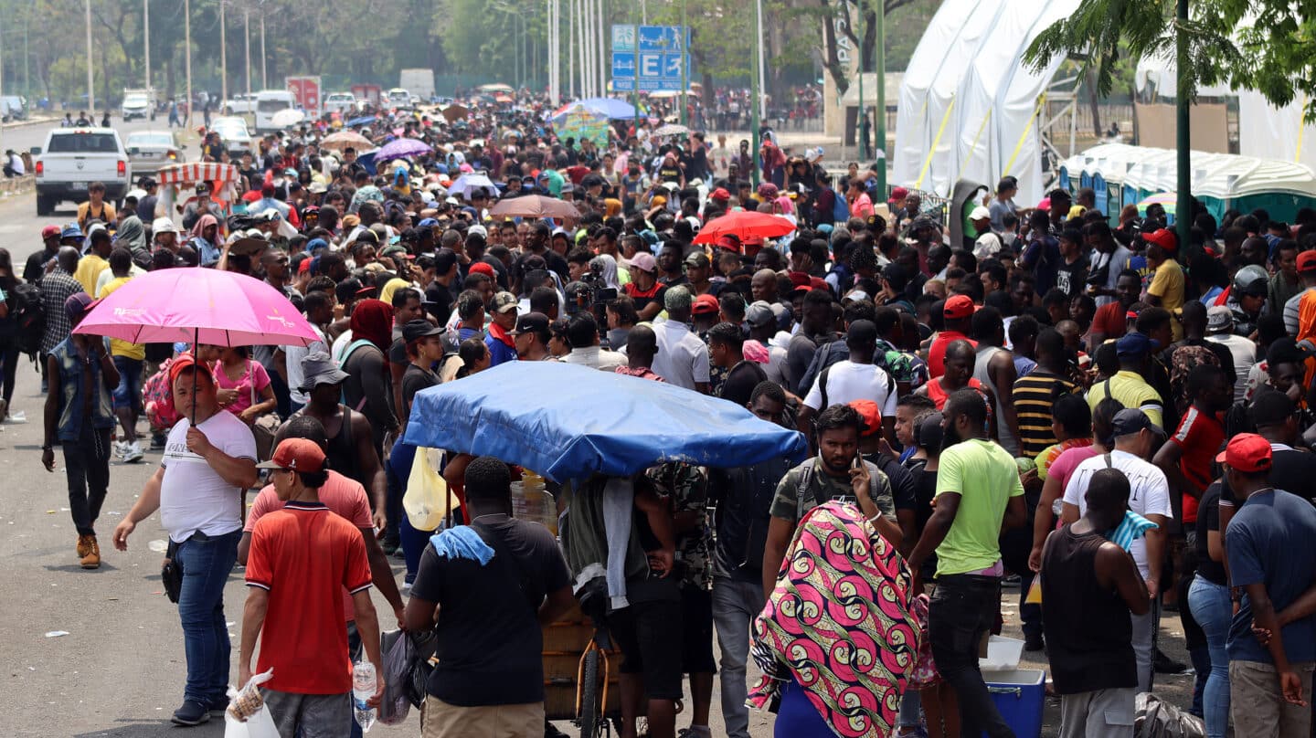Migrantes en Tapachula, México
