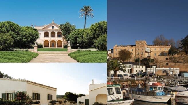 Nace Vesige Collection con la misión de convertirse en el %22Paradores del Siglo XXI%22 Arriba a la izquierda Son Vell, debajo Santa Ana y a la derecha el Palacio de Figueras