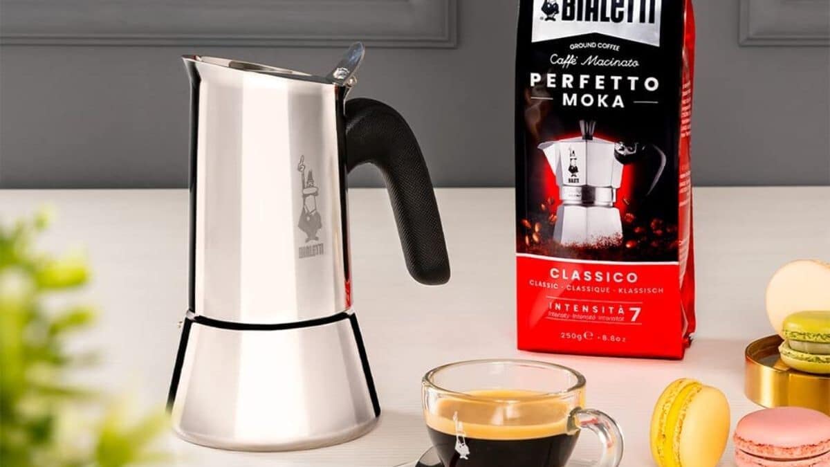 Nueva Venus Induction: la auténtica cafetera italiana ahora por menos de 34 euros