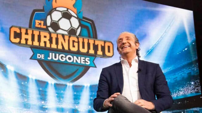 PEdrerol-chiringuito El presentador Josep Pedrerol, durante la entrevista con El Independiente en el plató de El Chiringuito