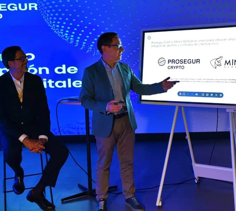 Prosegur Cash busca ser el custodio cripto de los bancos con Minos Global