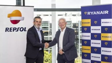 Repsol suministrará de combustible sostenible a Ryanair hasta 2030