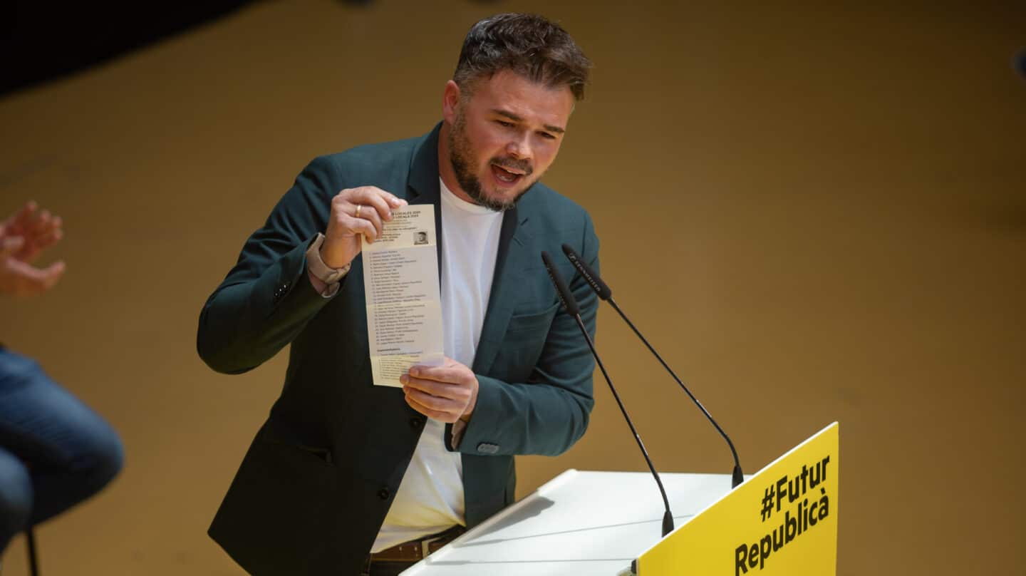 Rufián, el ariete de ERC en el Congreso configurado como candidato metropolitano