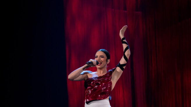 El look de Blanca Paloma en el ensayo de Eurovisión fue una interpretación del que triunfó en el Benidorm Fest