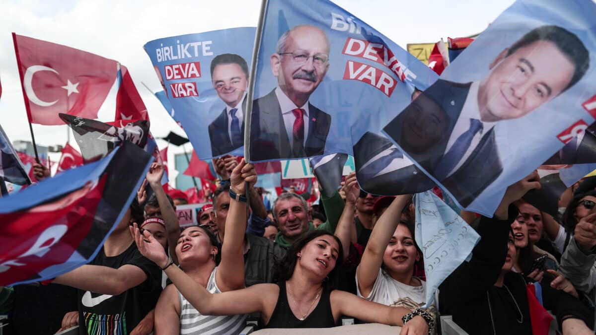 Mitin de la oposición a Erdogan en Ankara