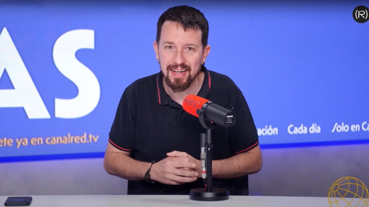 Pablo Iglesias, durante su programa en Canal Red