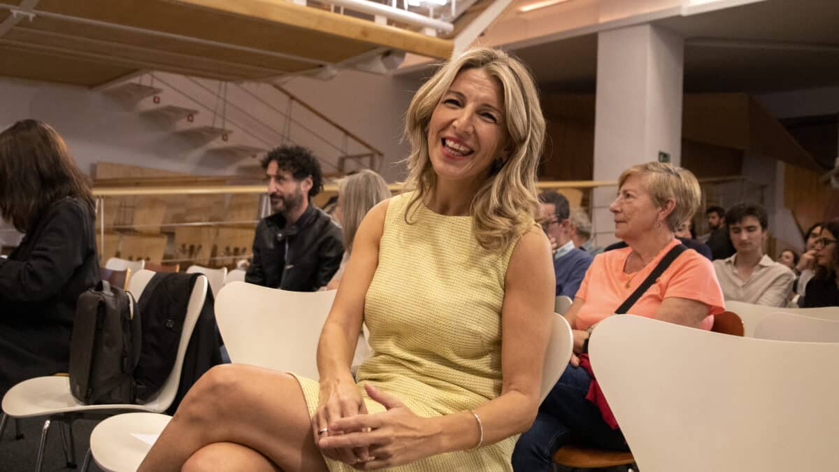 Yolanda Díaz en la presentación del libro _Perder la gracia__3