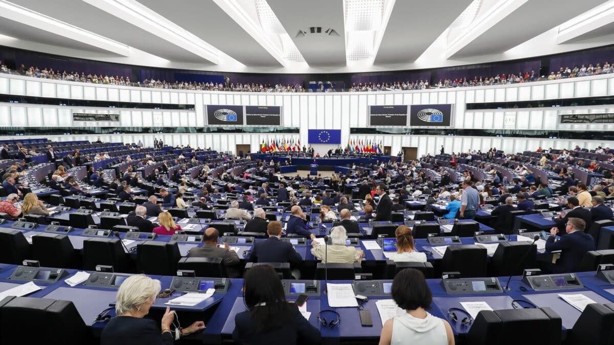 Sesión plenaria en el Parlamento de Estrasbrugo