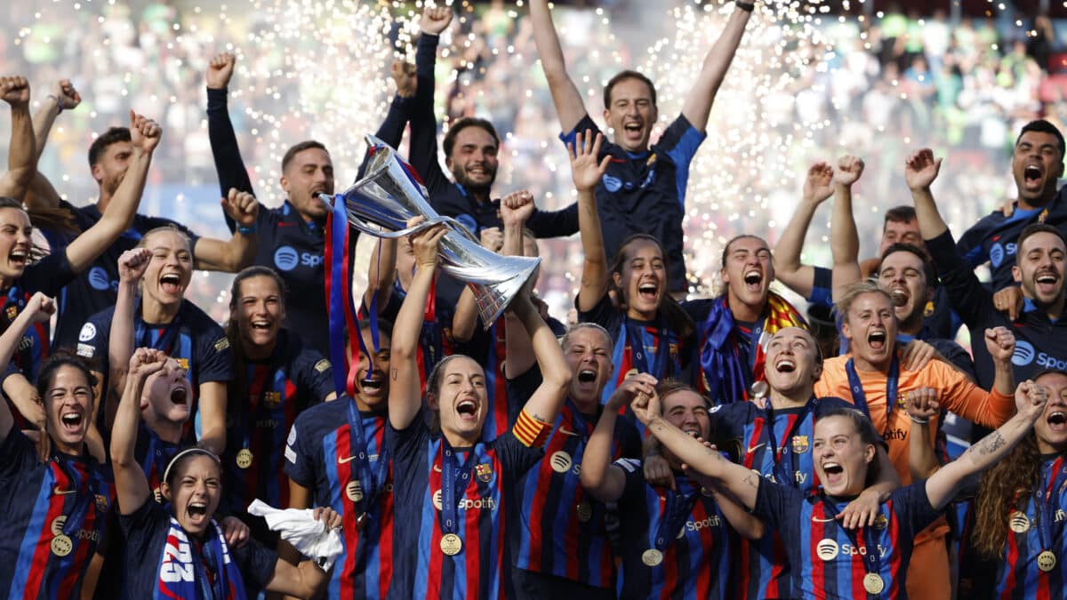 El equipo femenino del FC Barcelona logra su segunda Copa de Europa