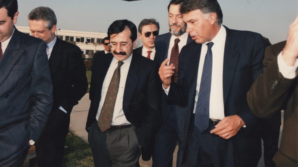 Virgilio Zapatero y Felipe González.