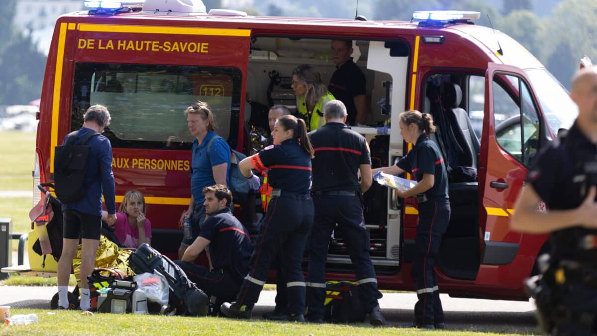Varios niños heridos en un ataque con cuchillo en los Alpes franceses