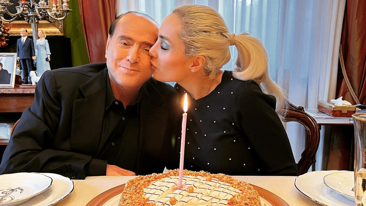 Silvio Berlusconi y Marta Fascina