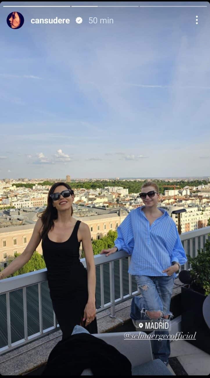 Cansu Dere, en Madrid tras el bulo de su desaparición