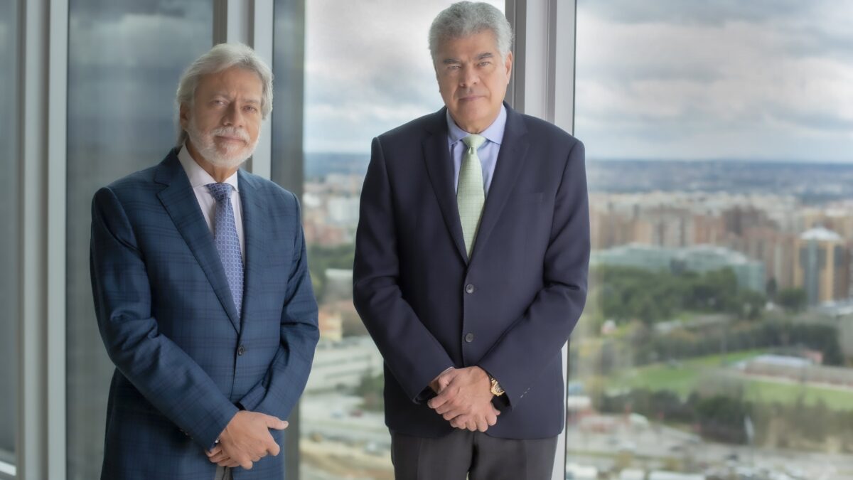 Luis y Mauricio Amodio, presidente y vicepresidente de OHLA.