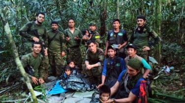 Encuentran vivos a los niños perdidos hace 40 días en la selva de Colombia