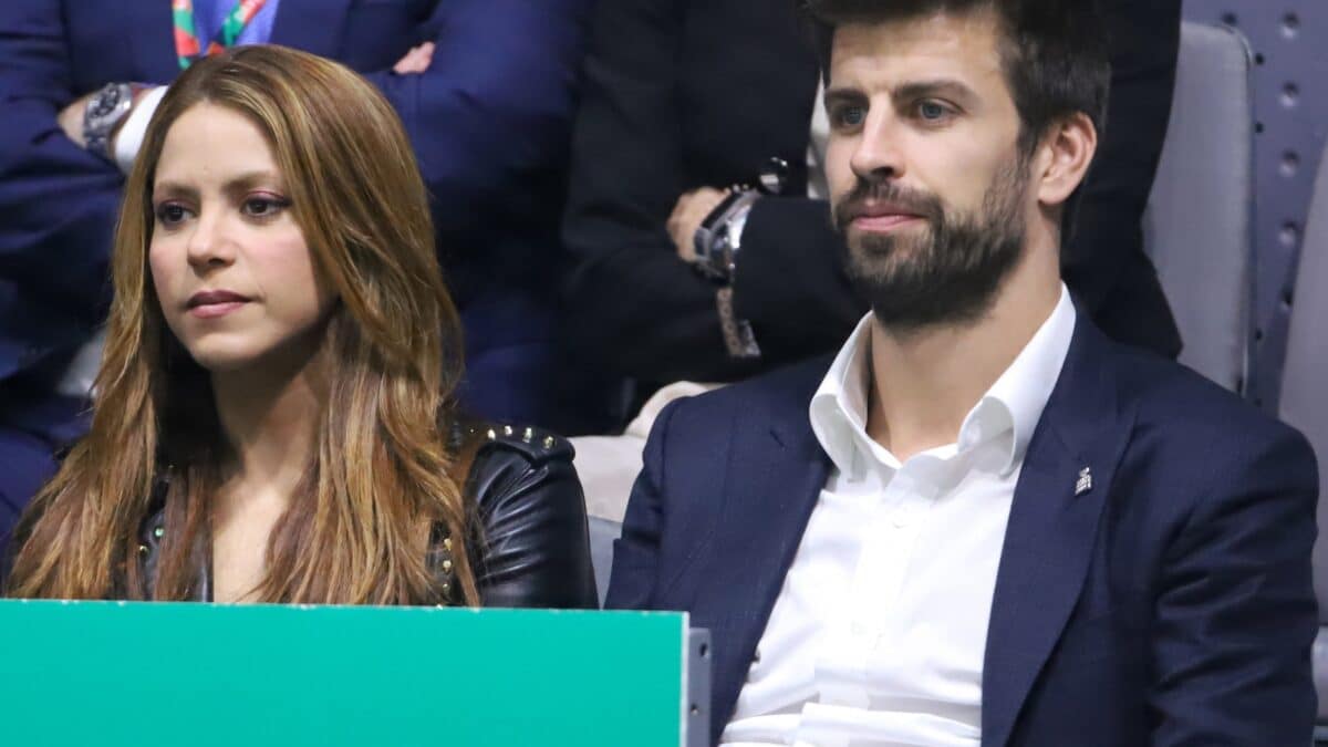 Shakira y Piqué en 2019, durante el Open de tenis