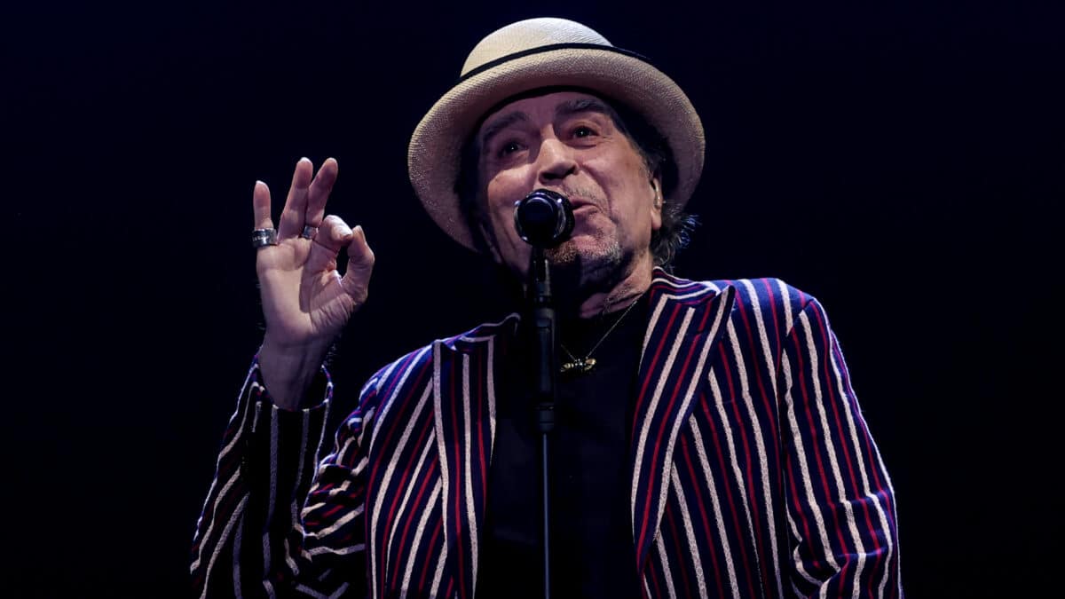 Joaquín Sabina, en su reaparición en Madrid.