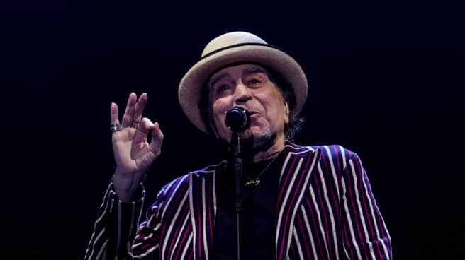 Joaquín Sabina, en su reaparición en Madrid. Joaquín Sabina, en su reaparición en Madrid.