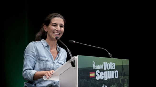 La candidata de Vox a la Presidencia de la Comunidad de Madrid, Rocío Monasterio La candidata de Vox a la Presidencia de la Comunidad de Madrid, Rocío Monasterio